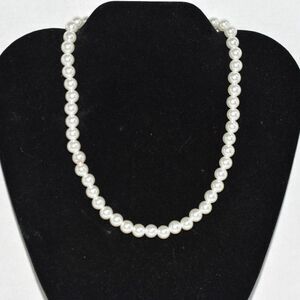 Vintage Bridal Prom Pageant Sophisticated Faux Pearl 15" Choker Necklace